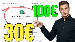 30$ En Cliquant Sur Téléphone Et Gagner USDT Gratuitement Sur Trust Wallet