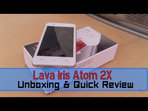 Lava Iris Atom 2X Unboxing and Quick Review | Budget Smartphone