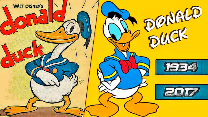 Donald Duck Time Line Evolution | Disney 1934 - 20...