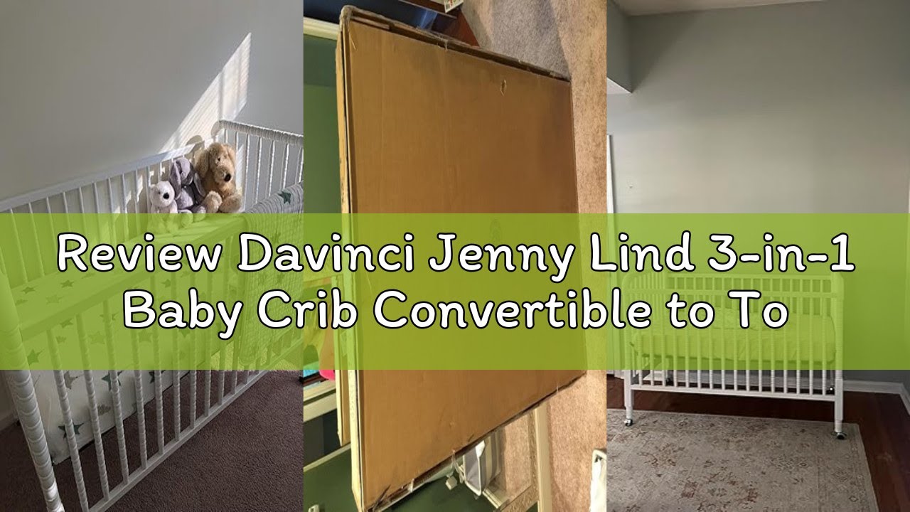 Review Davinci Jenny Lind 3-in-1 Baby Crib Convertible to Toddler Bed, Daybed - Easy to Assemble - G