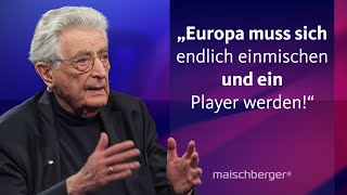 „Es soll eine neue Weltordnung entstehen, es riecht nach Krieg“ – Gerhart Baum (FDP) | maischberger