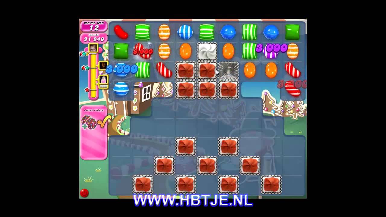 Candy Crush Saga level 153 - YouTube