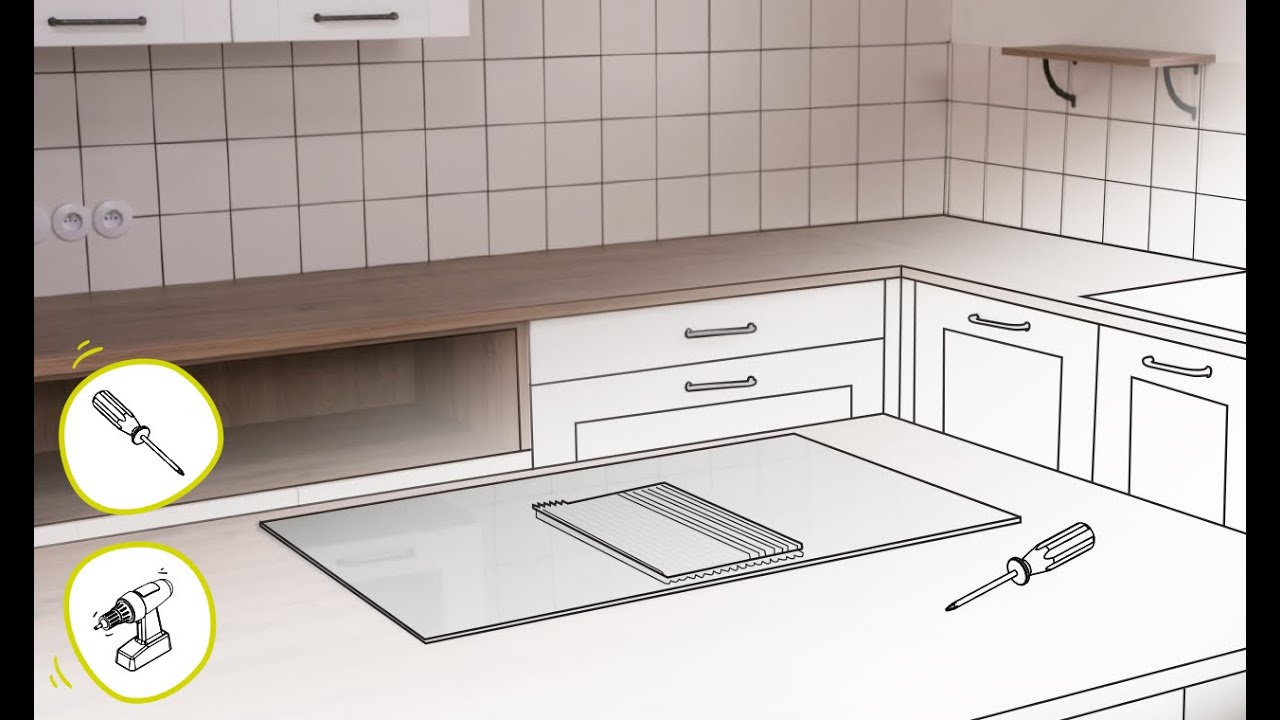 Je pose une plaque aspirante en vidéo