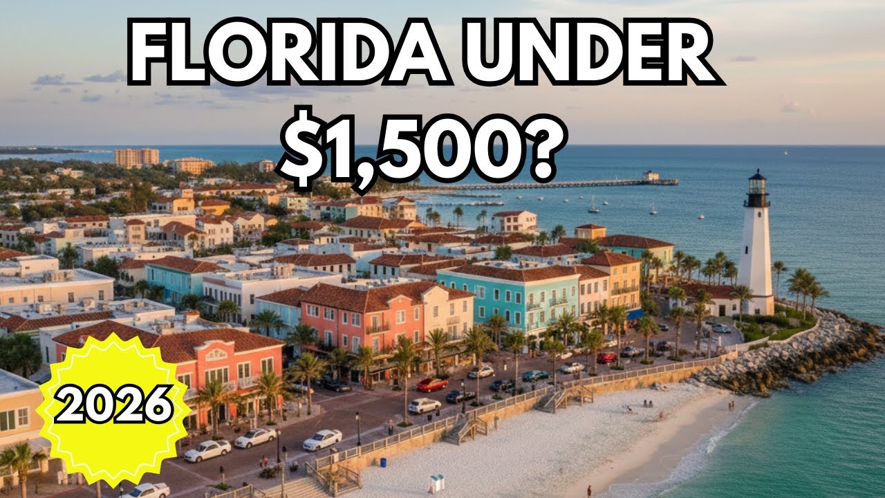 6 городов Флориды с доходом менее 1500 долларов в месяц в 2026 году