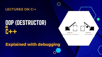Destructors in Object-Oriented Programming (OOP) using C++ in Urdu/Hindi