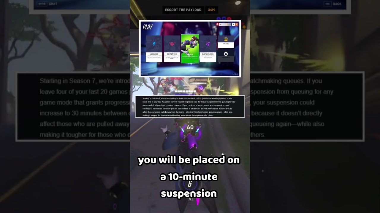 BLIZZARD INCREASES THE PUNISHMENT FOR LEAVING OVERWATCH GAMES