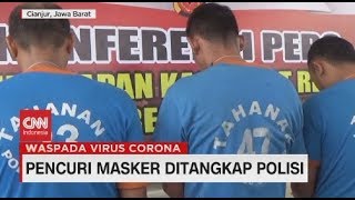 Pencuri Masker Ditangkap Polisi