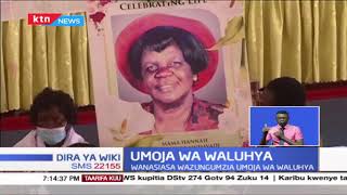 Umoja wa Waluhya:Wanasiasa wazungumzia umoja wa waluhya;waliwa kwa Ibada ya Hannah Mudavadi