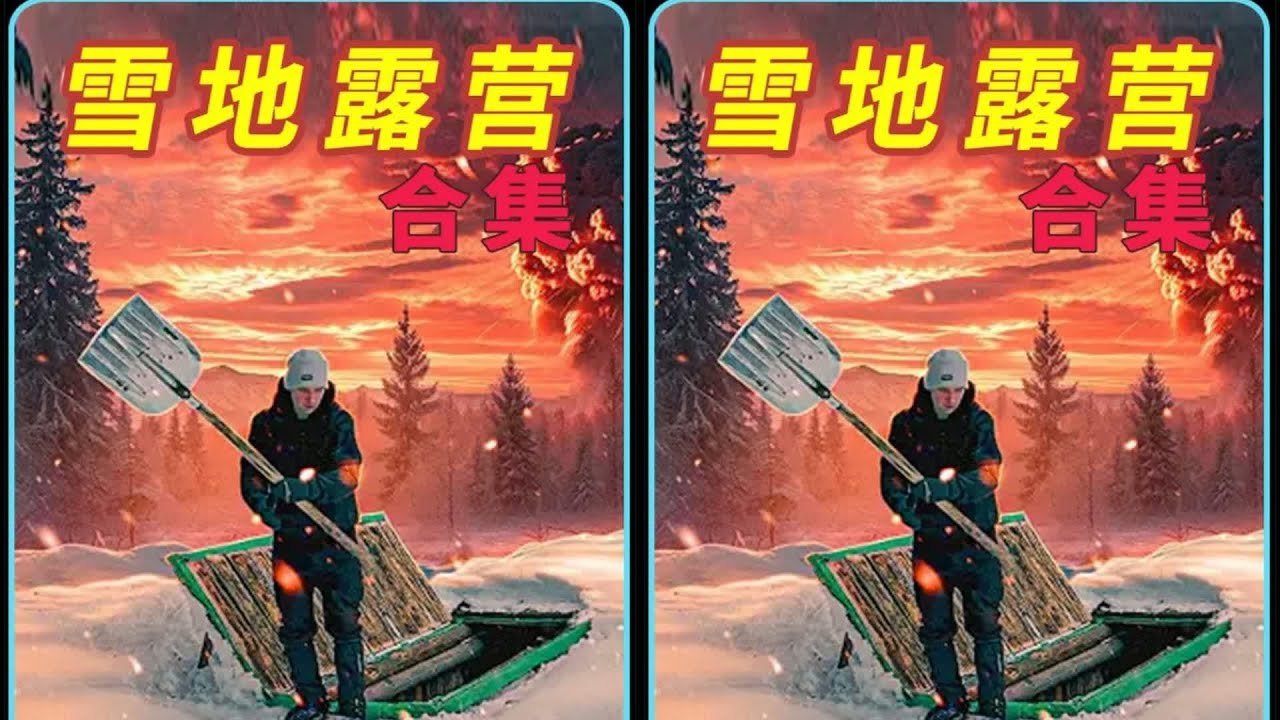 男人在雪地中建造自己的庇護所！荒野求生之旅，讓你解壓到極致 