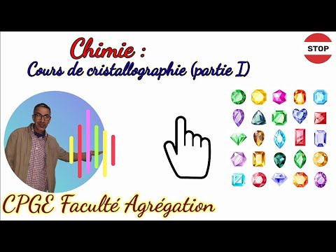 Cours de cristallographie (partie I): CPGE , Faculté , Agrégation.