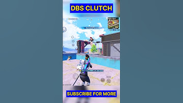 || 1 V 4 CLUTCH WITH DBS 😍 | #shorts #bgmi #shortsfeed