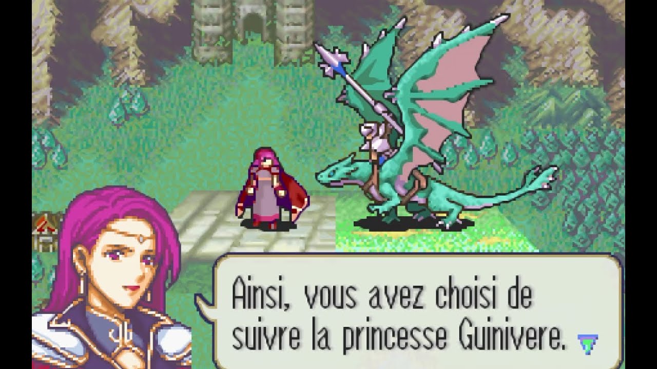Fire Emblem 6 (GBA) - Melady VS Brunnya (dialogue caché) (fr) [FR EXCLUSIF]