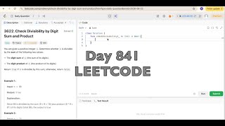 Day 841: LeetCode Problem 3622. Check Divisibility by Digit Sum and Product - Swift