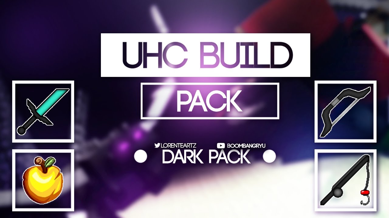 MINECRAFT PVP TEXTURE PACK - DARK PACK 128X - UHC/KOHI - YouTube