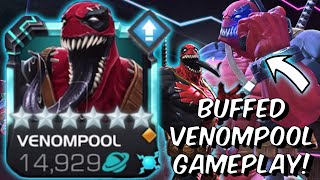 Buffed Venompool Gameplay - Cosmic DUD to COSMIC STUD!!! God Tier DMG? - Marvel Contest of Champions