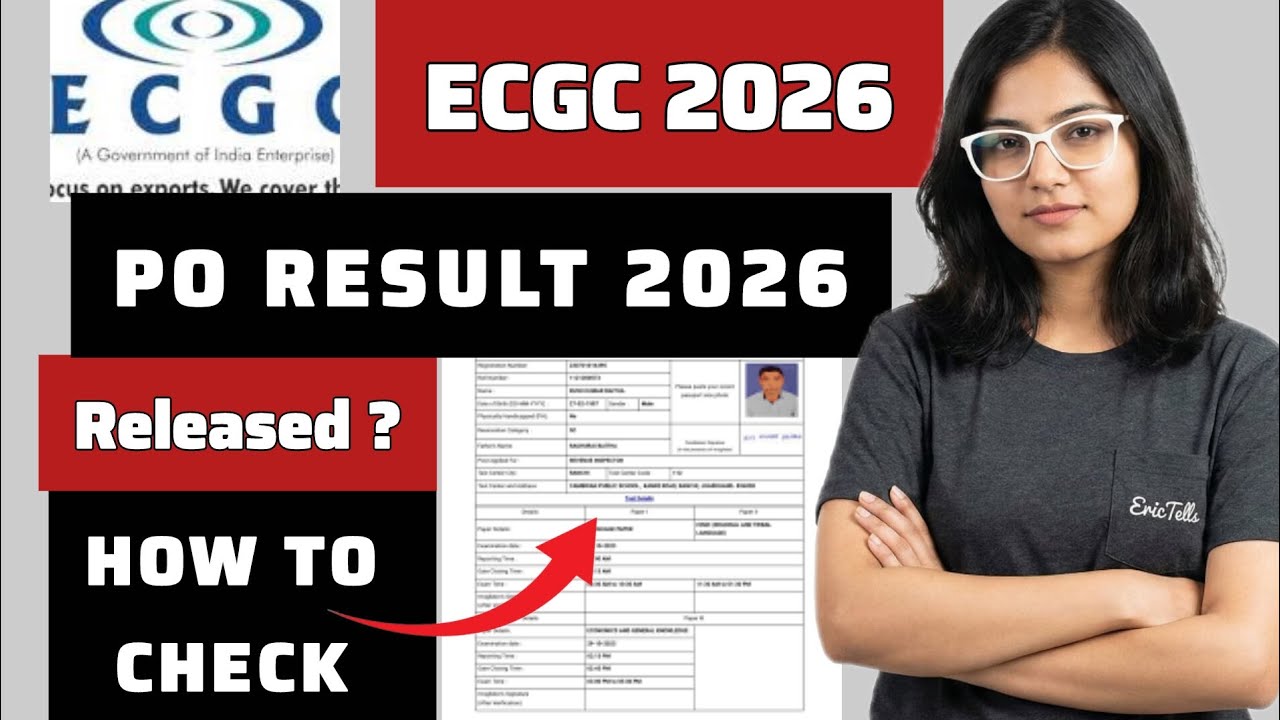 ecgc po result 2026 | ecgc probationary officer result 2026
