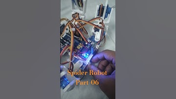 Spider Robot-6 #arduino#arduinotutorial#robotics#arduinomicrocontroller#arduinoproject#trending#code