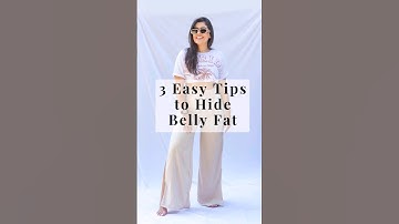 3 Easy Tips to Hide Belly Fat 😱😲 | How to look slim and curvy 😍 #fashion #shorts #viral #style #new