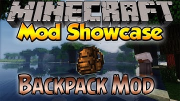 Minecraft Mod Review/Showcase: Backpack Mod 1.8