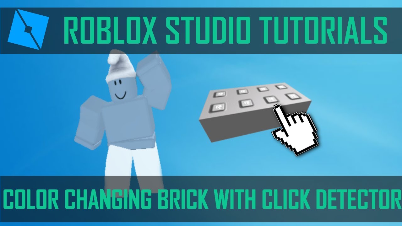 Roblox Scripting How To Make A Color Changing Brick With Click