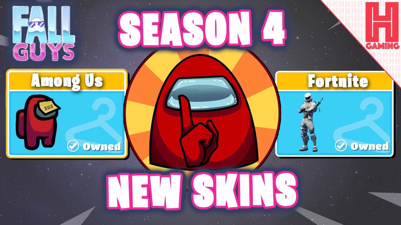 *DONT BE SUS* Fall Guys Season 4 New Skin Collabs (leaks)