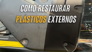 PLÁSTICOS RESSECADOS NUNCA MAIS | Restaurando plástico do carro!