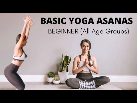 Basic YOGA ASANAS for GOOD HEALTH - for Beginners and all Age Groups