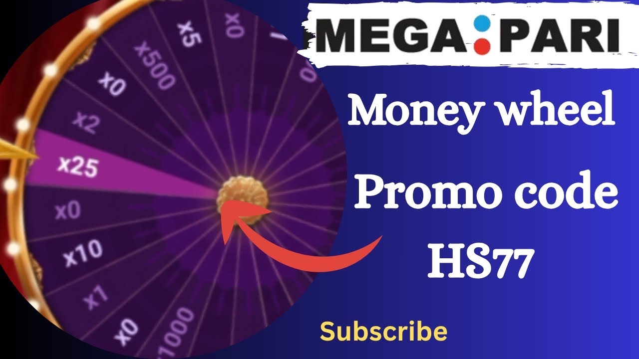 megapari money wheel game winning trick 💯 promo code HS77