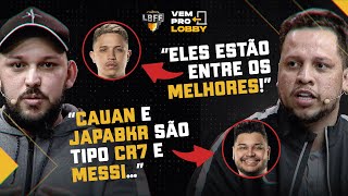 K9 e STARK comentam sobre CAUAN e JAPABKR e analisam JOGADAS da LBFF! | VEM PRO LOBBY | FREE FIRE
