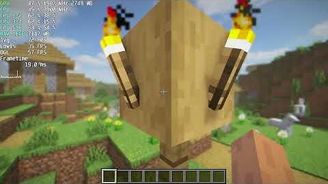 Minecraft 1.17.1 Sora Shaders-GTX1060 6GB-I5 9400F