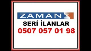 Www.zaman.com.tr Seri İlanlar