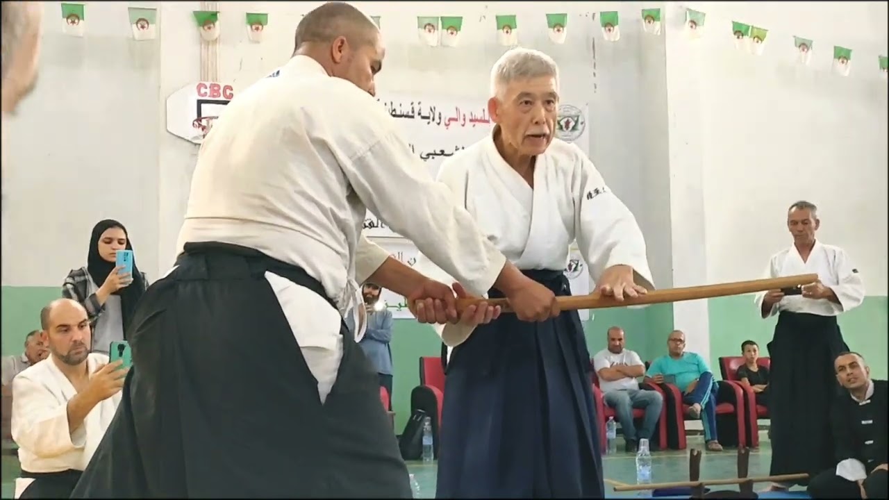 stage d'aikido تربص في رياضة الأيكيدو تحت إشراف الخبير الياباني Toshiro Suga بقسنطينة الجزائر