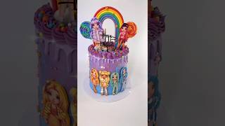 Rainbow High birt ay cake