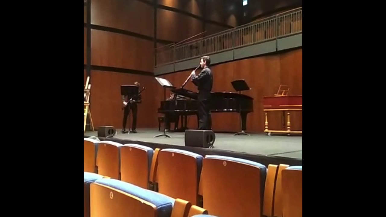 Poulenc Trio for oboe bassoon and piano 2nd Movement YouTube