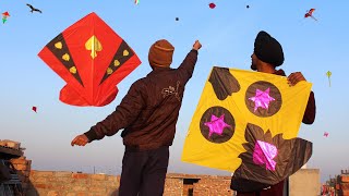 Toofani Patangbazz On Rooftop | Flying Big Kites | Kite Fighting | Part 2 | Singh Sixteen