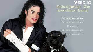 Michael Jackson - One More Chance (Lyrics)