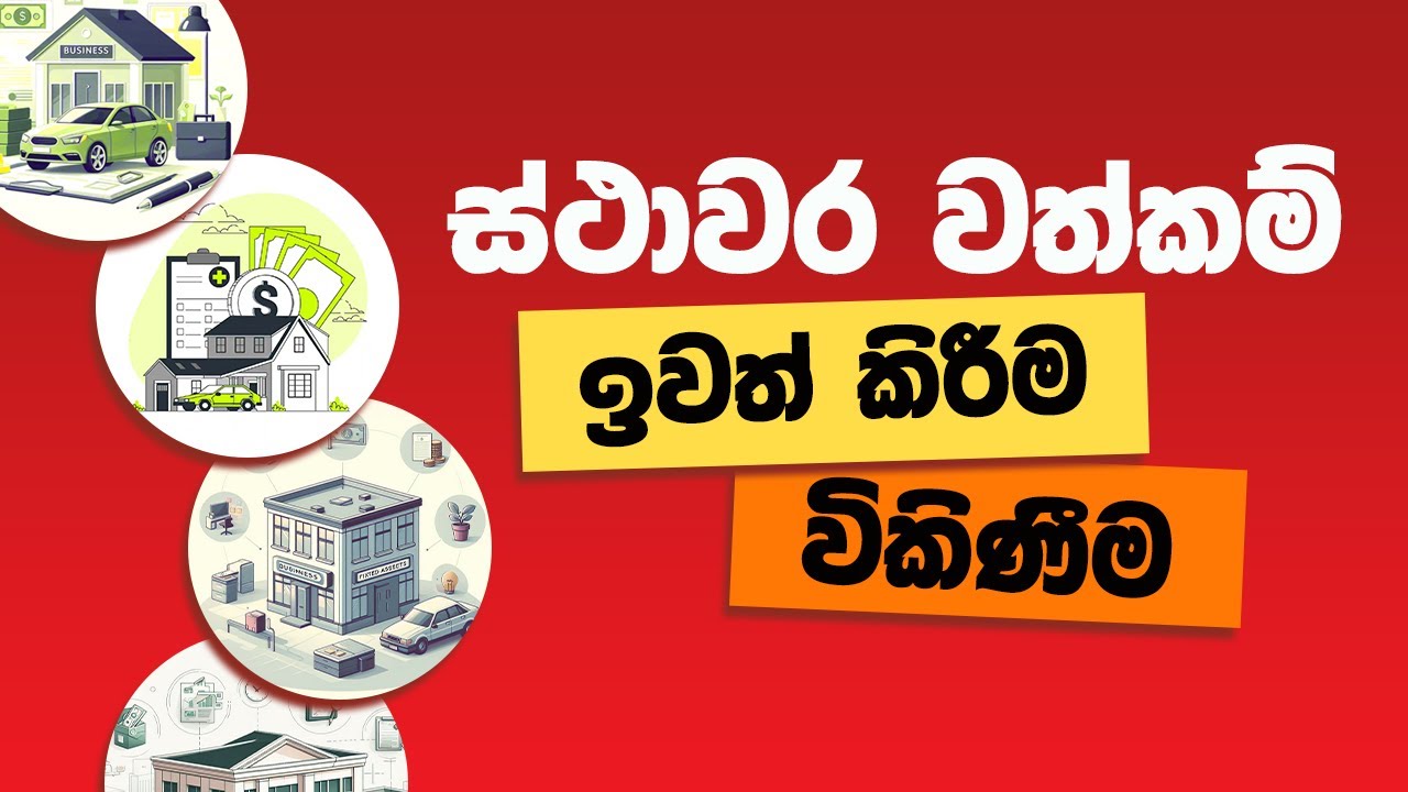 ස්ථාවර වත්කම් ඉවත් කිරීම / විකිණීම | Sthawara wathkam iwath kirima