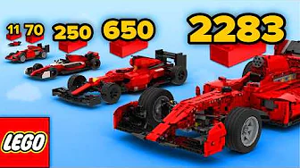 LEGO Formula One Cars in Different Scales | Comparison