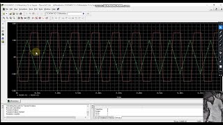 11. Differentiator Circuit to Convert  Triangular to Square Wave using PSPICE.