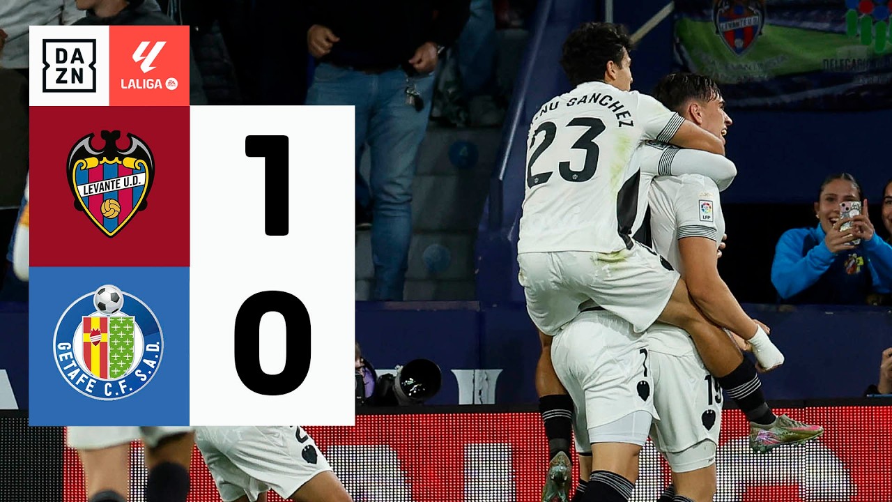 Levante UD vs Getafe CF (1-0) | Resumen y goles | Highlights LALIGA EA ...