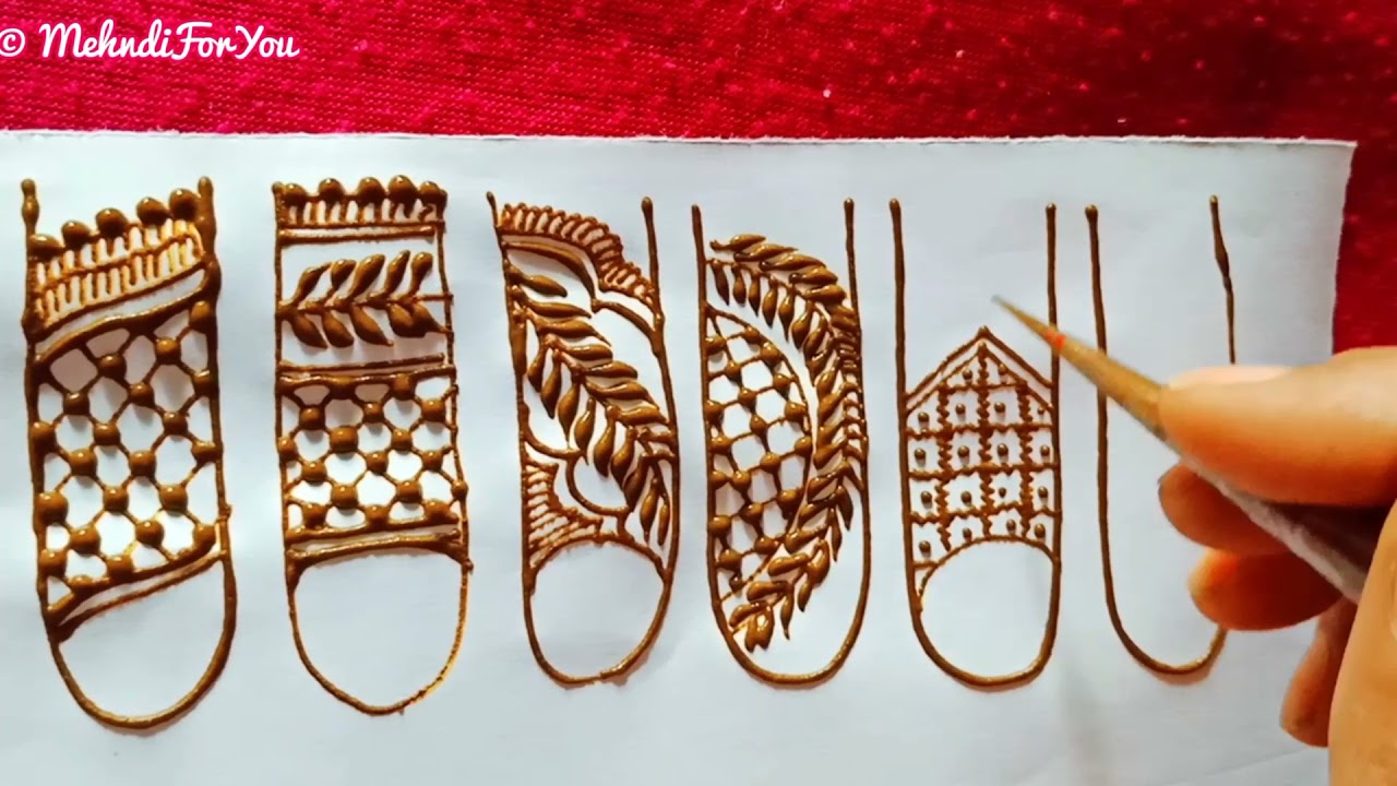 Simple Mehndi Designs For Beginners On Paper