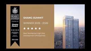 Shang Summit At Asia Pacific Property Awards 2025