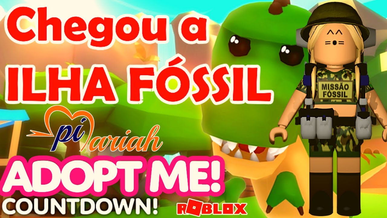 CHEGOU A ILHA FÓSSIL NO ADOPT ME - FOSSIL EGG - Roblox 