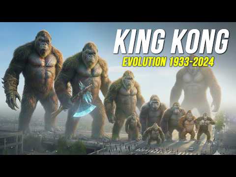King Kong Size Comparison 3D | 1933 - 2024 | EVOLUTION of KING KONG