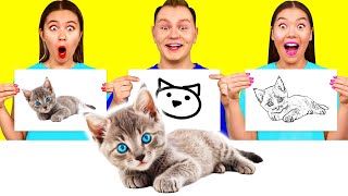 Who Draws it Better Take The Prize | Prank Wars by KaZaZa Challenge