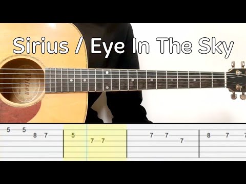 Sirius - The Alan Parsons Project (Easy Guitar Tabs Tutorial) Eye In The Sky