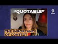 The Importance of Context | Quotable