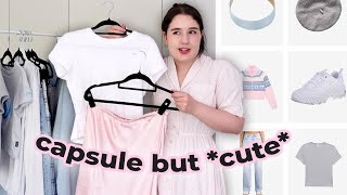 Building an Aesthetic Capsule Wardrobe | Packing a Cute Travel Capsule Wardrobe *pinterest approved*