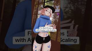 Stop having bent knees and elbows and add Avatar Limb Scaling #vrchat 