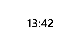 Timer for 13 minutes and 42 seconds